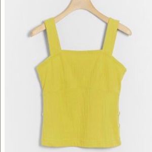 Maeve by Anthropologie Callie Button Side Tank size Medium